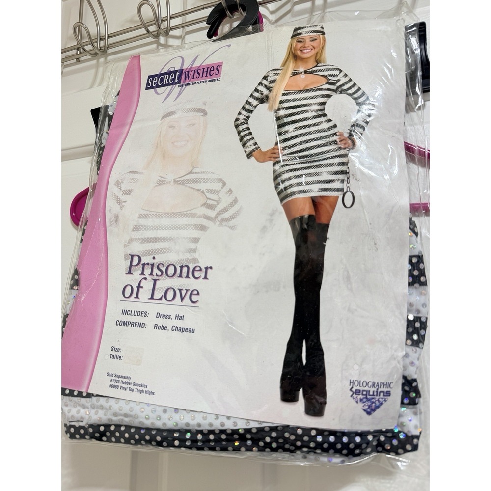 New Secret Wishes Prisoner Of Love Sexy Costume - Size XS Fun Cosplay Role play